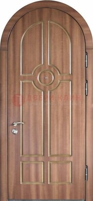 Арочная дверь с отделкой массивом ДА-35 в Луховицах
