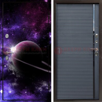 Металлическая дверь с фотопечатью Сатурна ДФ-20 в Луховицах