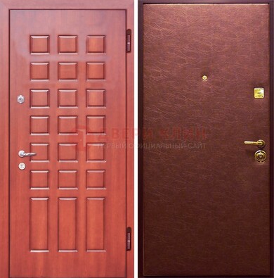 Входная дверь с МДФ и винилискожей ДМ-178 для офиса в Луховицах