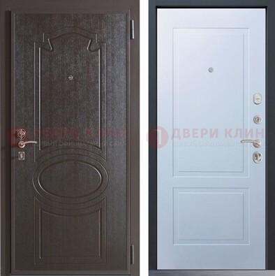 Квартирная железная дверь с МДФ панелями ДМ-380 в Луховицах