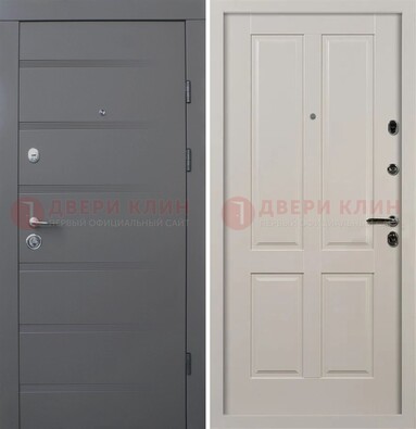 Квартирная железная дверь с МДФ панелями ДМ-423 в Луховицах
