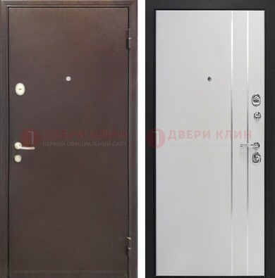 Входная дверь с порошковым покрытием с МДФ с молдингами ДП-232 в Луховицах