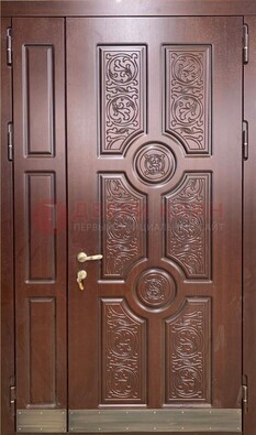 Парадная металлическая дверь с узором ДПР-74 в Луховицах