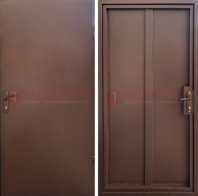 Техническая дверь с порошковым покрытием медный антик с двух сторон ДП-253 в Луховицах