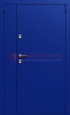 Синяя тамбурная дверь ДТМ-23 в Луховицах