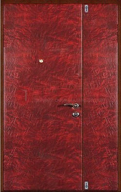 Красная тамбурная дверь ДТМ-33 в Луховицах