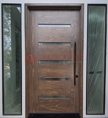 Железная дверь с виноритом и фрамугами ДВТ-189 в Луховицах