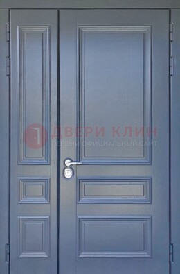 Темно-серая железная дверь с виноритом ДВТ-242 в Луховицах