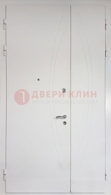 Современная полуторная стальная дверь с МДФ панелью ПЛ-25 в Сергиевом Посаде