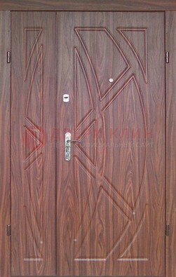 Железная тамбурная полуторная дверь с МДФ ПЛ-7 в Луховицах